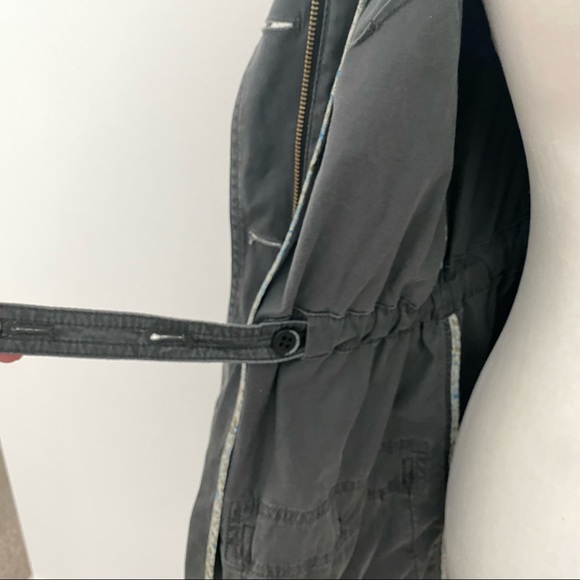 Free People Gray Utility/ Trench/ Military Coat - Picture 7 of 13